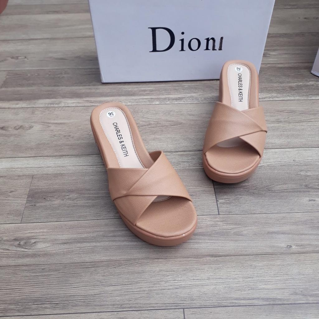 Dép trung niên đế F dành cho bà và mẹ lịch sự sang trọng