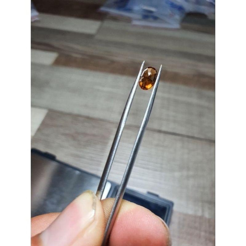 135- L Hạt Hessonite Garnet màu Cam