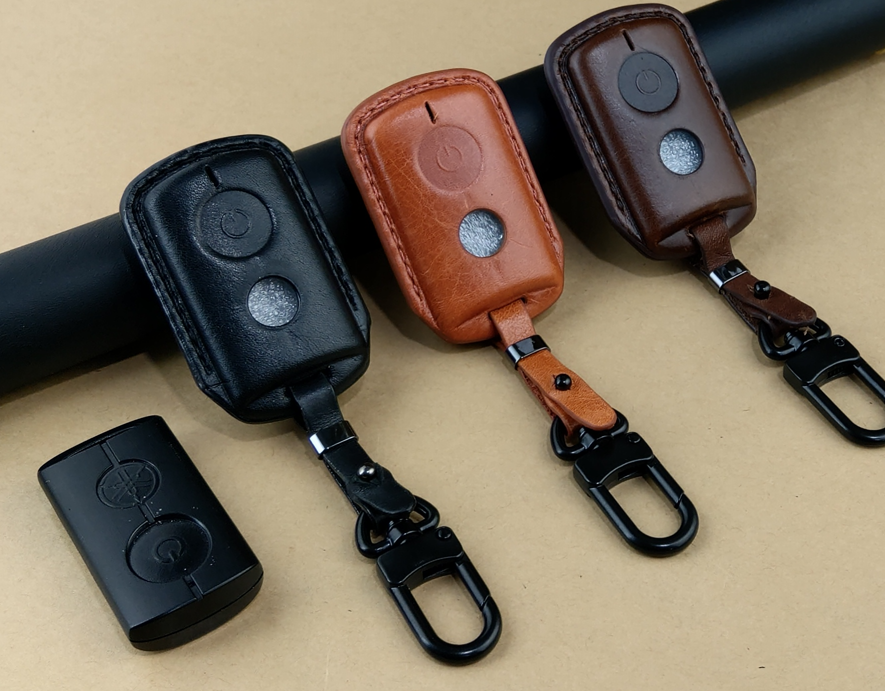 Bao da ép phom Handmade chìa khóa Honda Yamaha NVX, Janus da bò thât giá tận xưởng (có bán sỉ) - hàng chính hãng