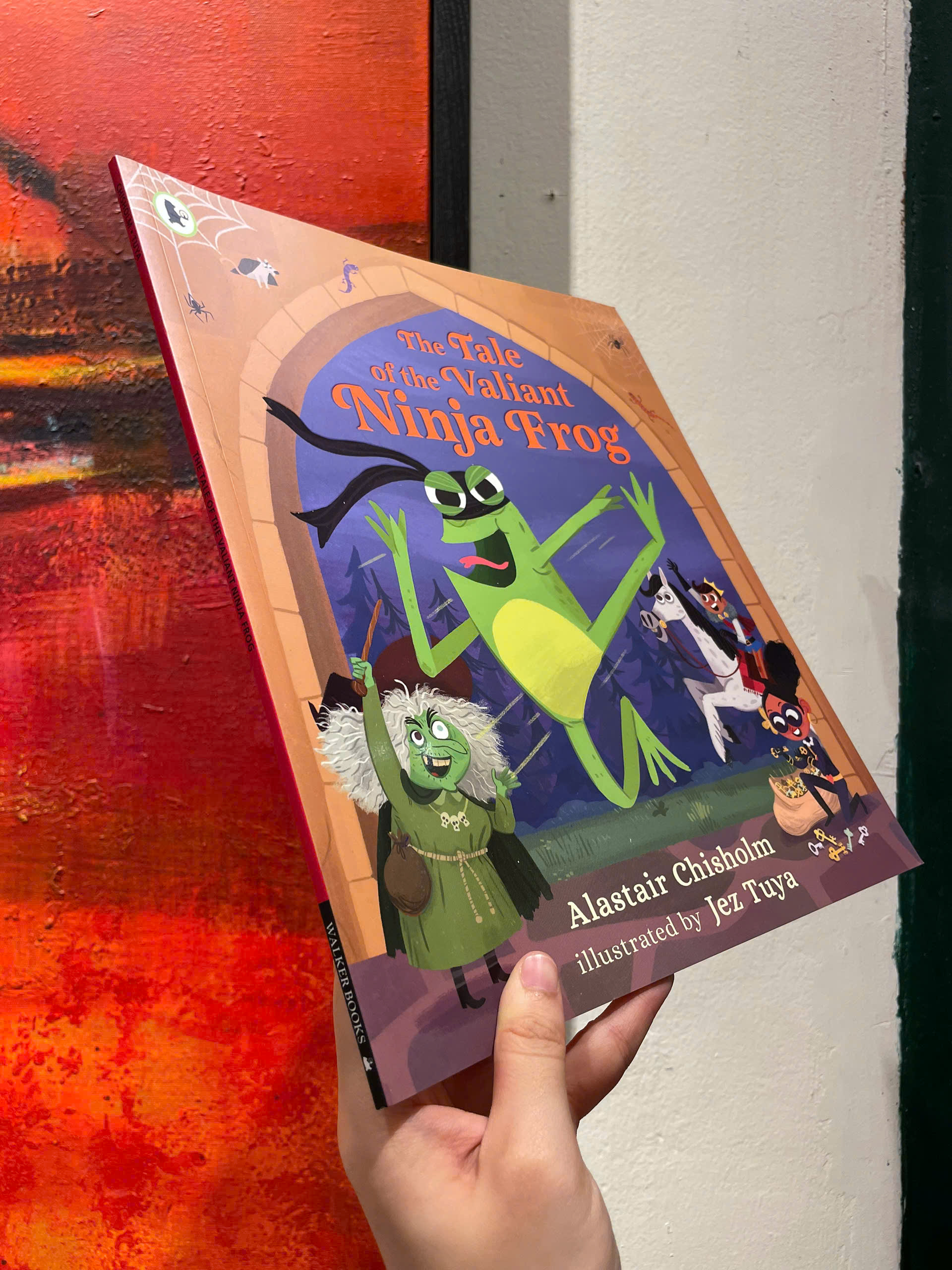 The Tale of the Valiant Ninja Frog by Alastair Chisholm - Children Picture Story book in Englis