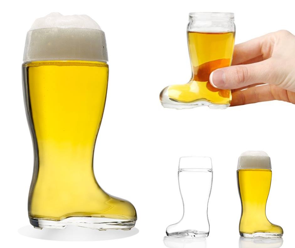 Ly Uống Bia Độc Lạ Hình Chiếc Ủng Stolzle Bierstiefel Beer Boot Glass 250ml - Cốc Bia Chất Lượng Cao - Làm Bằng Máy - Lý Tưởng Làm Quà Tặng