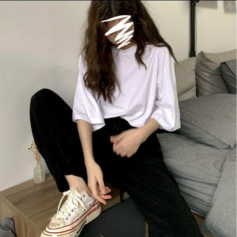 Set quần đen che dáng có dây buộc