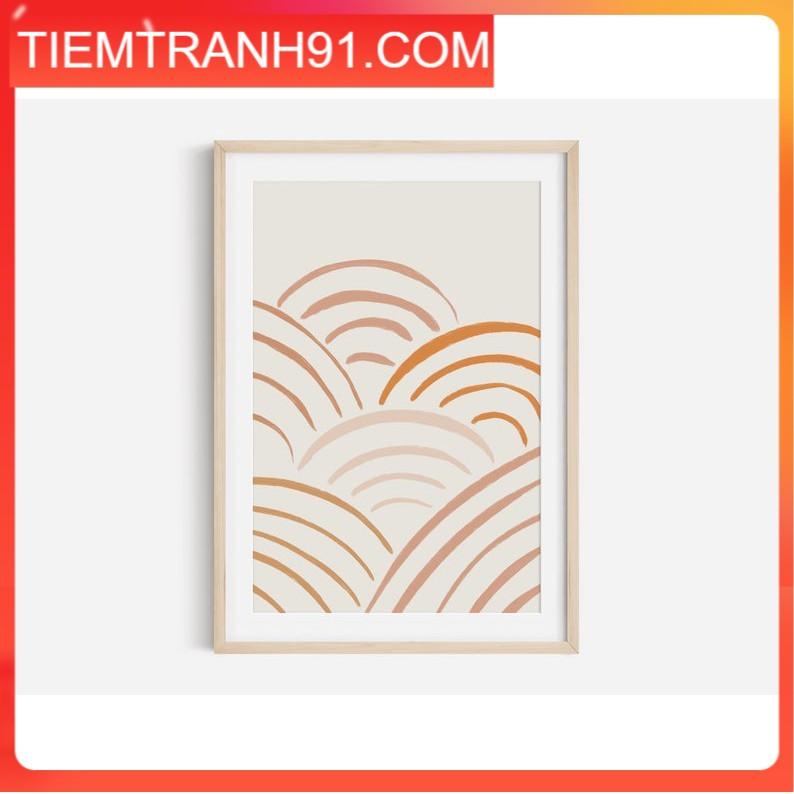 Tranh treo tường | Tranh nghệ thuật trừu tượng -Abstract Rainbow Print, Abstract Art, Boho Print, Poster Print