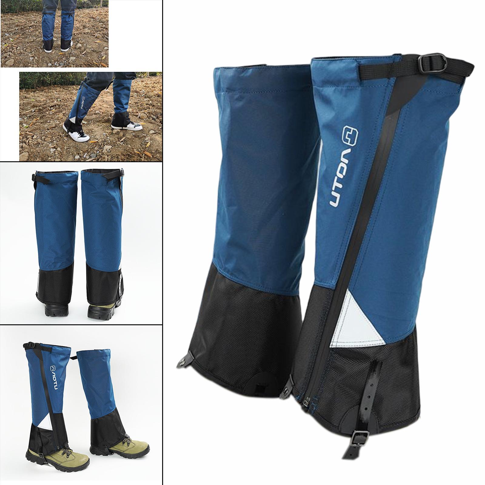 Adjustable Leg Gaiters Waterproof Snowproof Durable Cover for Climbing Outdoor Sports