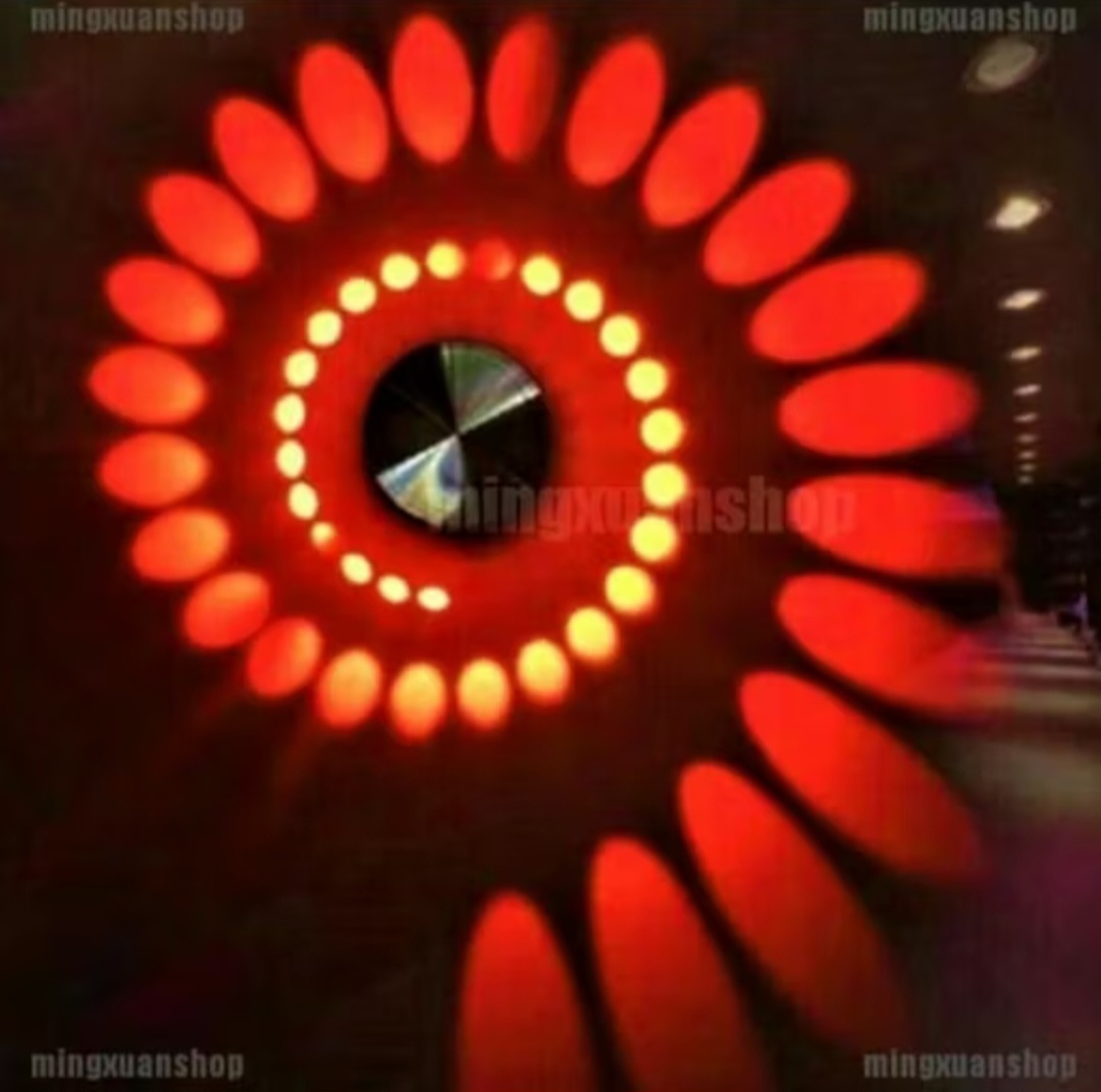 ĐÈN LED TRANG TRÍ TƯỜNG SÁNG HÌNH XOÁY ỐC CỰC ĐẸP