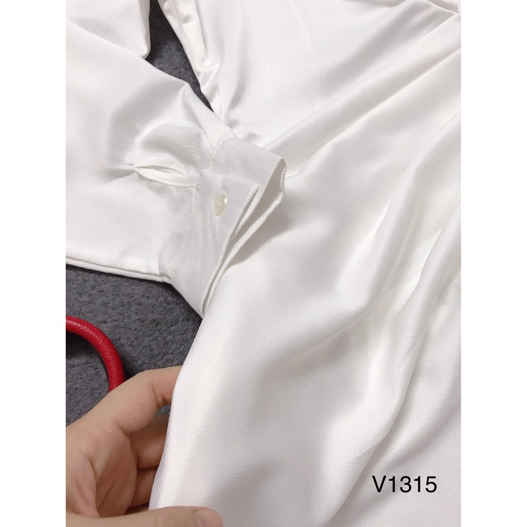 Váy sơ mi trắng nhún eo V1315 - ĐẸP SHOP DVC