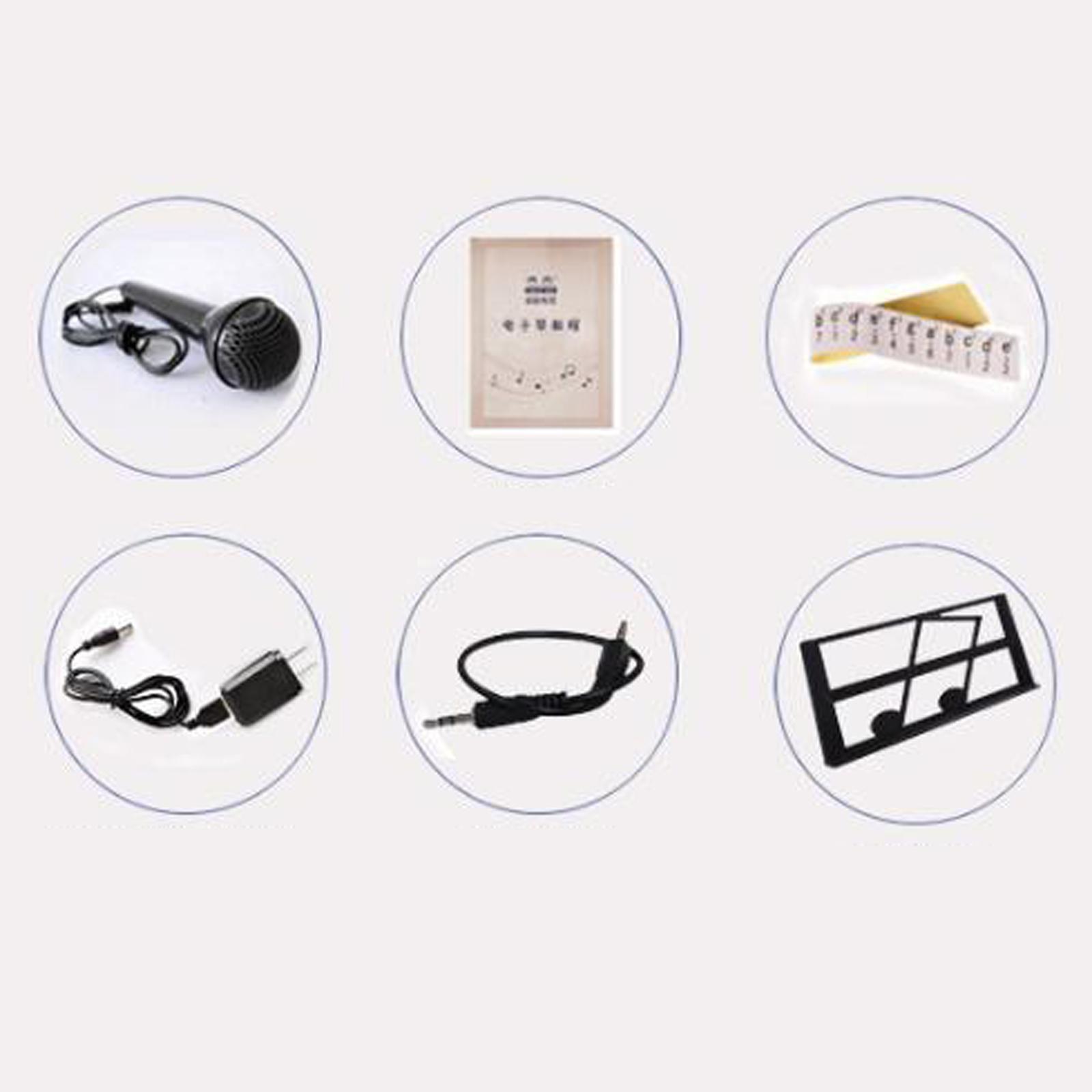 61 Key Portable Electric Piano Keyboard Early Education Toys for Toddlers