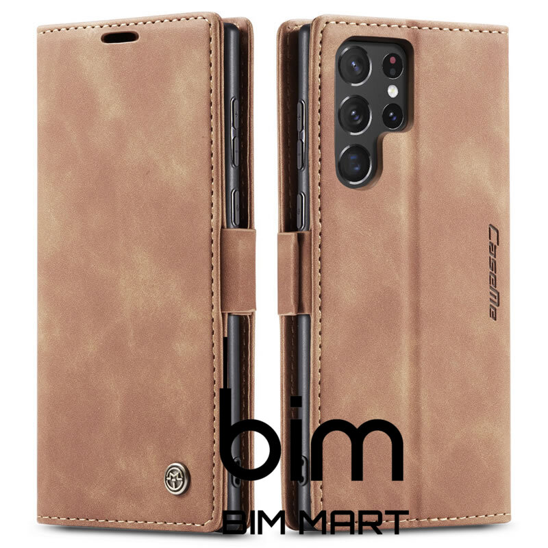 Bao da Caseme cao cấp dành cho Samsung Galaxy S22 Ultra - Hàng Nhập Khẩu