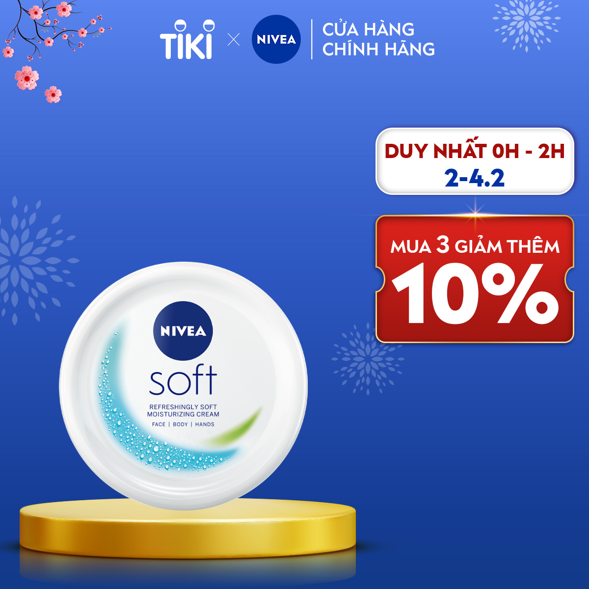 Kem Dưỡng Mềm Da Nivea Soft Crème (200 Ml) - 89050