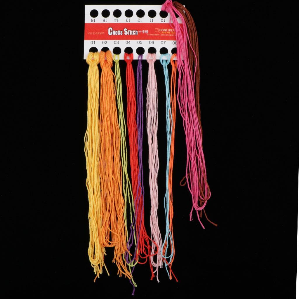 DIY Ribbon Flowers Embroidery Set with Frame for Beginner Needlework Kits Cross Stitch Series Arts Crafts Sewing Decor 7.87 inch Round