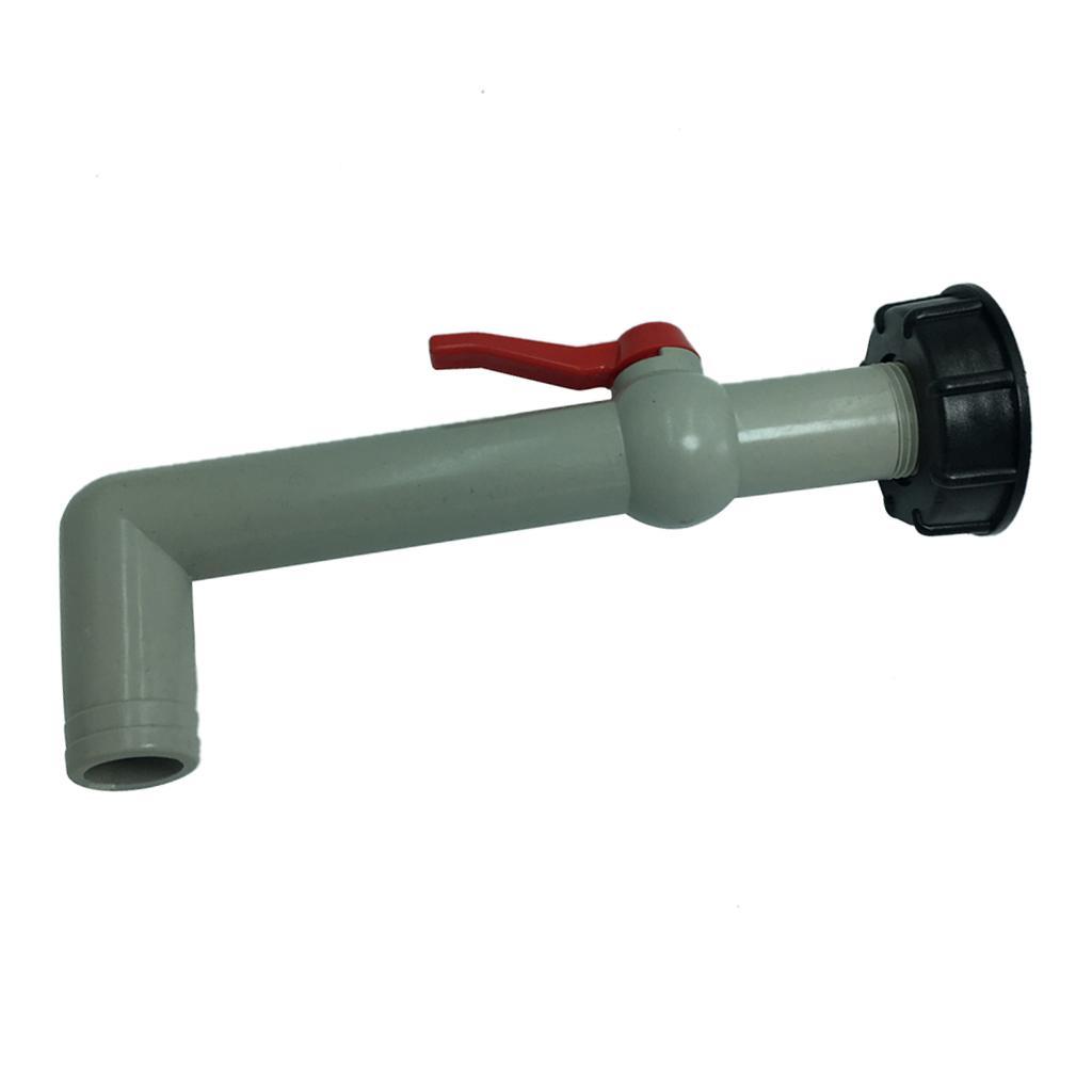 Set of 2, IBC 1L Tank IBC Tote Tap Adapter S60x6 Thread Part Outlet Fitting