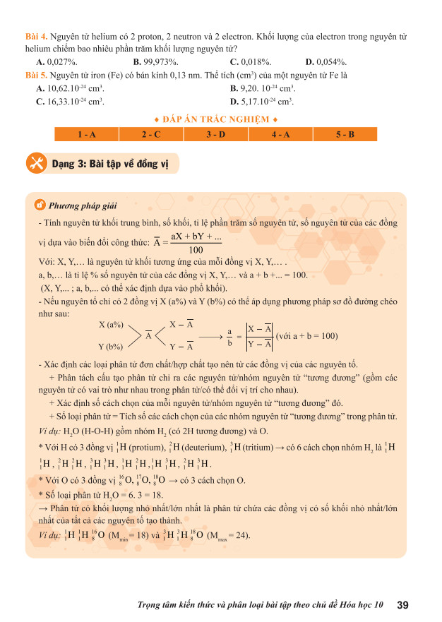 Sách - Trọng Tâm Kiến Thức Và Phân Loại Bài Tập Theo Chủ Đề Hóa Học 10 - Biên soạn theo chương trình GDPT mới - ndbooks