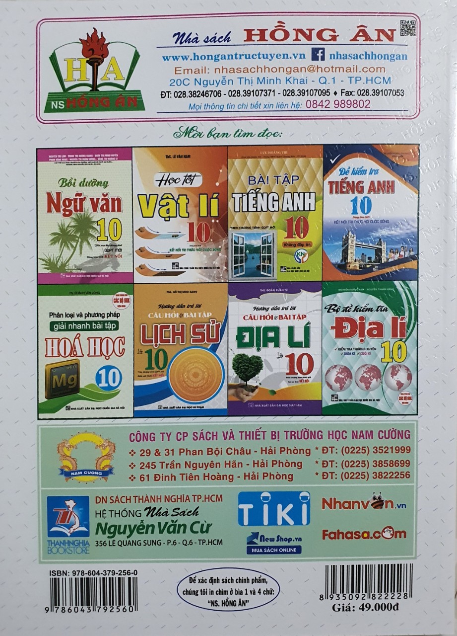 Bài Tập toán Lớp 10 - Cơ Bản Và Nâng Cao Tập 2