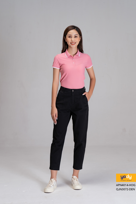 Quần Jean Kaki Nữ YODY Cạp Cao Tôn Dáng Thoải Mái Khi Vận Động - QJN3072
