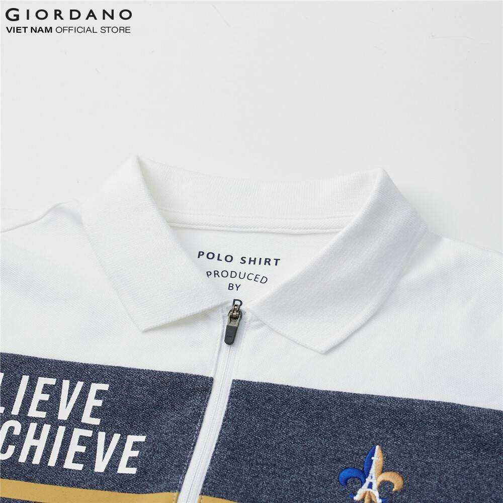 Áo thun ngắn tay có cổ nữ Giordano polo 05311302
