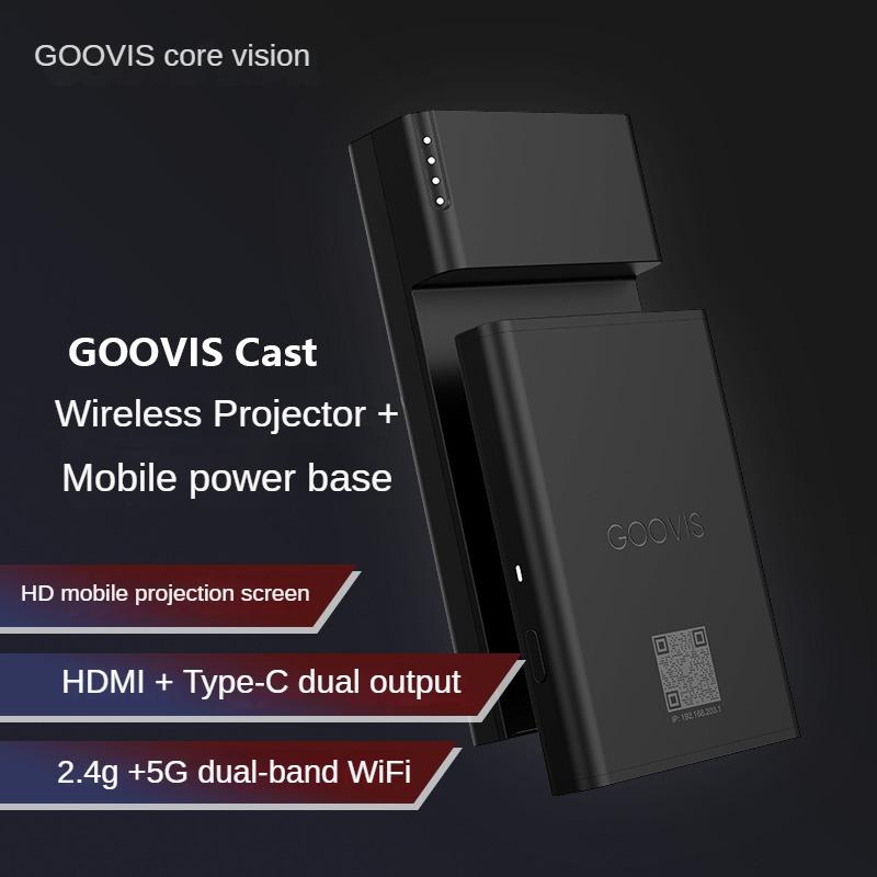 Máy chiếu màn hình không dây Goovis Cast cho Goovis VR và Rokid EM3 Inmo cho Xiaomi Ngắt kết nối Điện thoại thông minh trực tiếp
