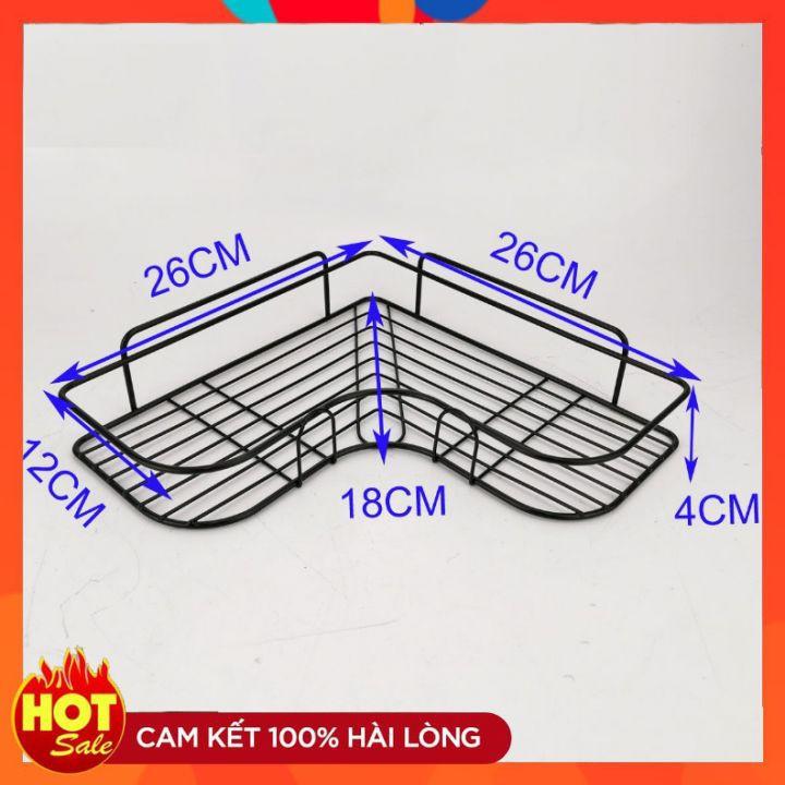 Kệ góc dán tường nhà tắm ️️ nhà bếp siêu tiện dụng
