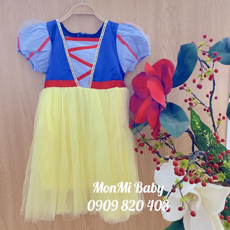 VÁY ĐẦM CÔNG CHÚA BẠCH TUYẾT CHO BÉ SNOWWHITE DRESS