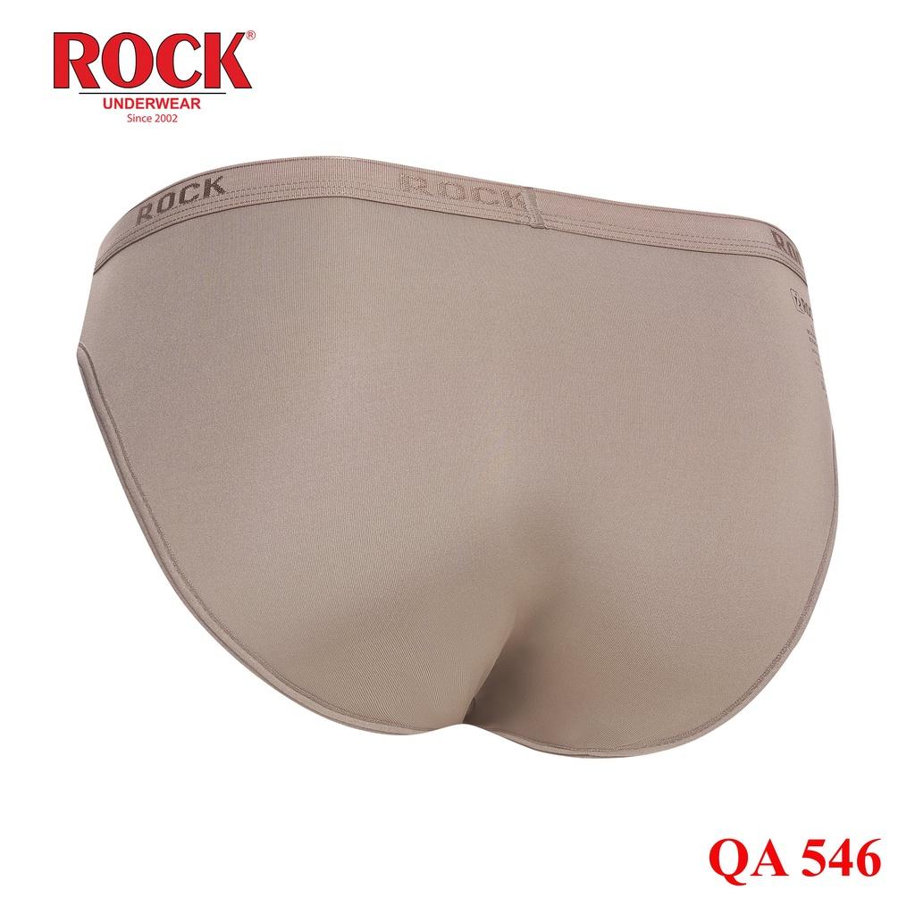 Combo 3 quần lót nam cao cấp ROCK QA546 thun lạnh 4 chiều mát mẻ, co giãn tốt, ôm sát, không cấn, thoải mát vận động