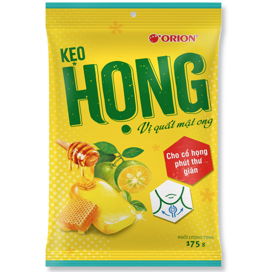 Kẹo Họng Vị Quất Mật Ong 175g