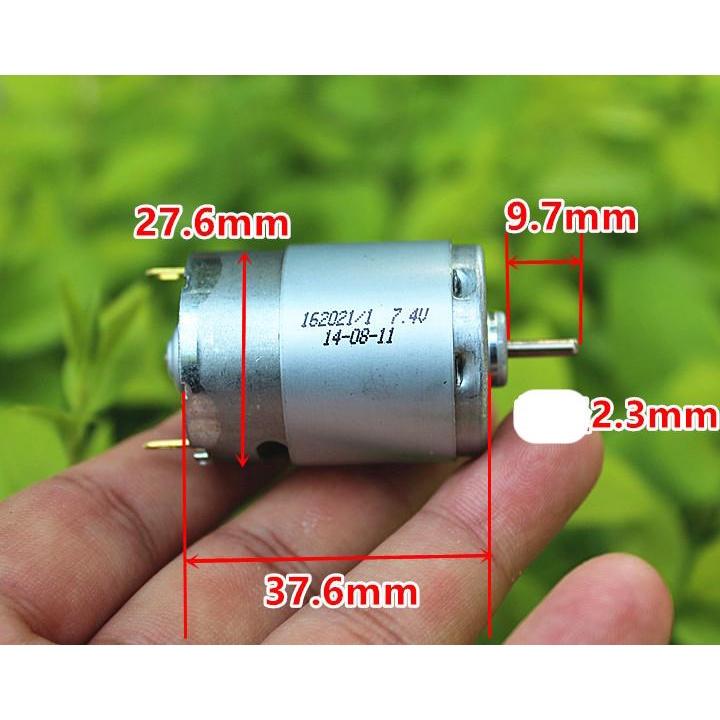 Động cơ 380 3,7-7,4V (7500-15000 vòng / phút)