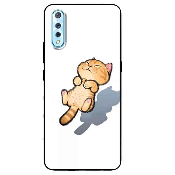 Ốp lưng in cho Vivo S1 Mẫu Mèo Vàng