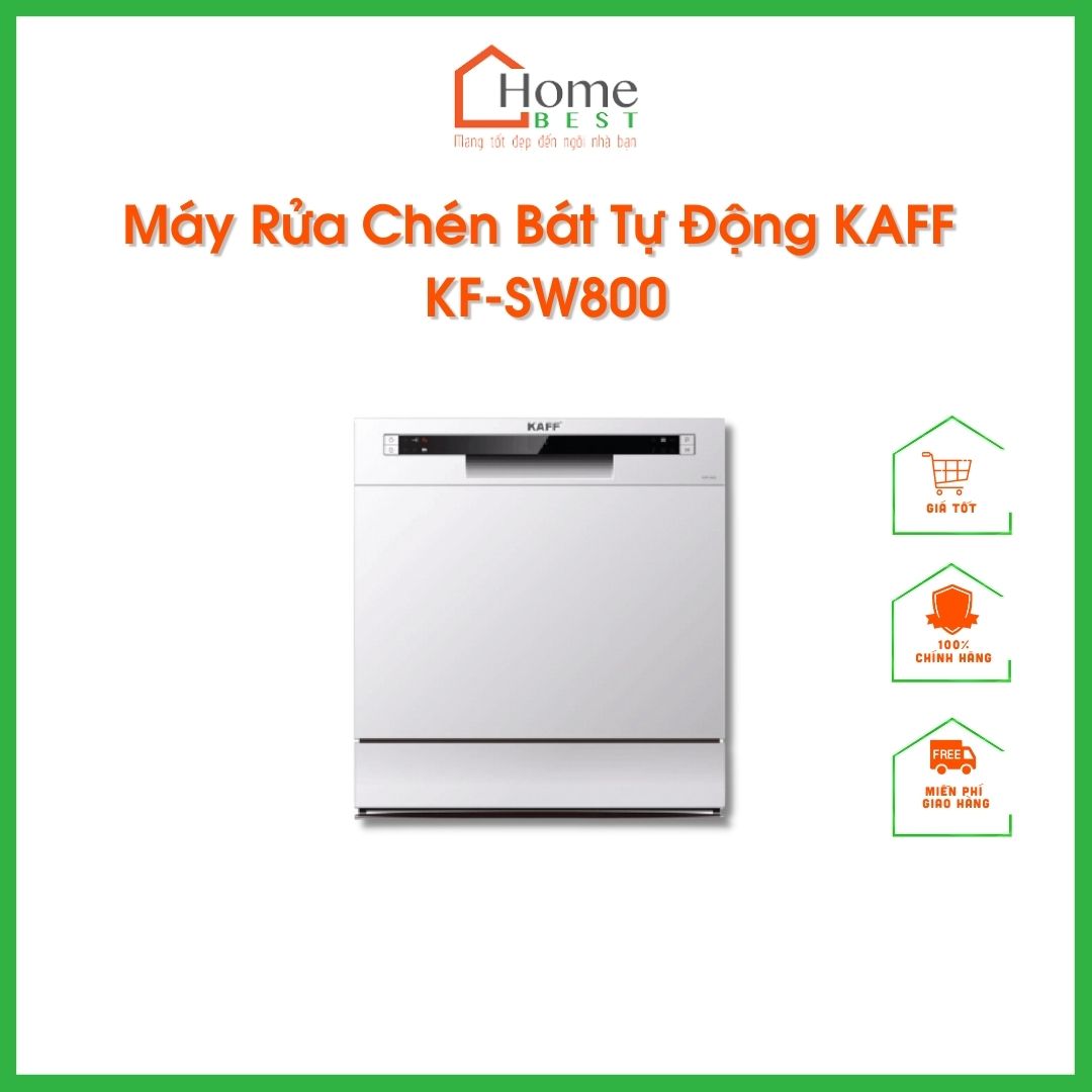 [GIAO LẮP MIỄN PHÍ] Máy Rửa Chén Bát Tự Động KAFF KF-SW800