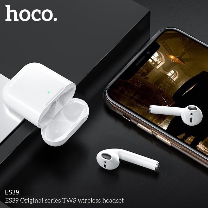 Tai nghe Bluetooth True Wireless dành cho Hoco ES39 Original series V5.0 (Trắng) - Hàng chính hãng