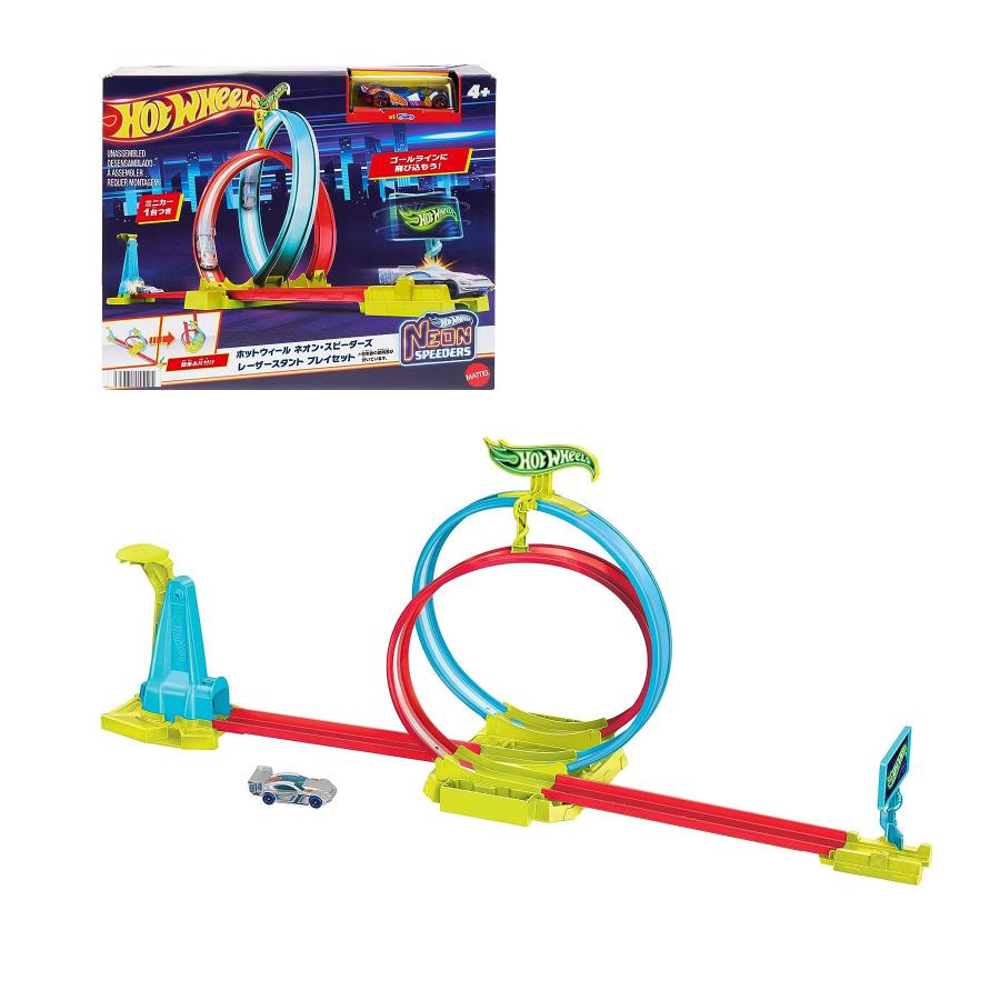 Đồ Chơi Trạm Siêu Xe Xoắn Kép Siêu Tốc Neon Speeders Hot Wheels Hot Wheels Hpc05 HOT WHEELS HPC05