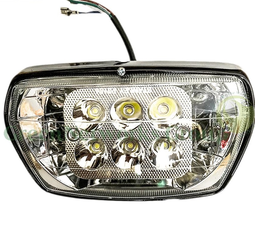 Bộ mặt nạ đèn pha led 6 bóng cho super dream