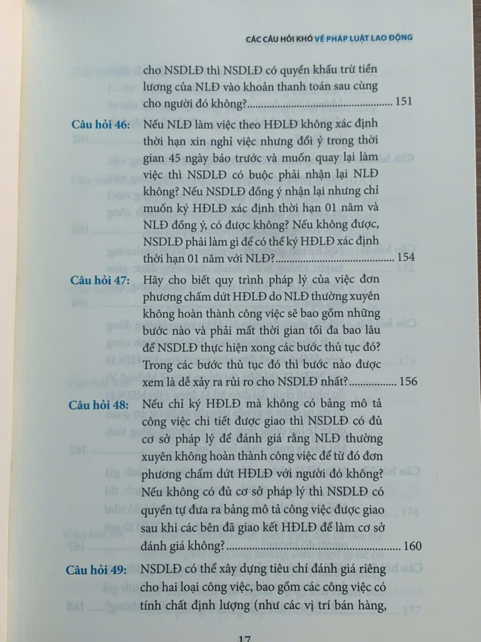 Các câu hỏi khó về pháp luật lao động
