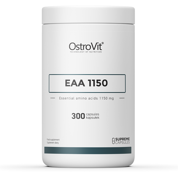 EAA Ostrovit 1150mg (300 viên) - Hỗ Trợ Phục Hồi và Xây Dựng Cơ Bắp, Chống Dị Hóa, Tăng Sức Bền Trong Lúc Tập | Nhập khẩu Ba Lan