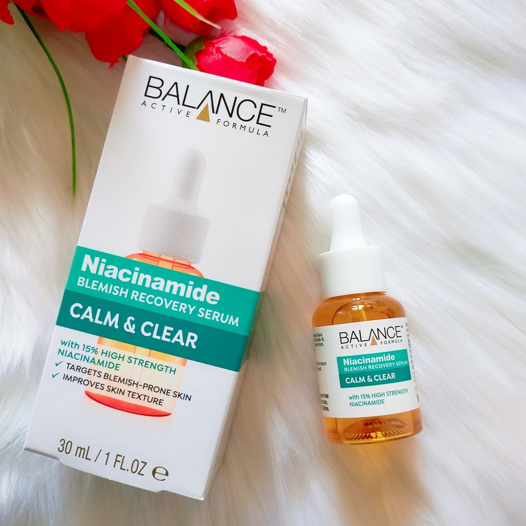 Tinh Chất Giảm  Mụn Mờ Thâm Balance Active Formula Niacinamide Blemish Recovery Serum 30ml - JESS SHOP