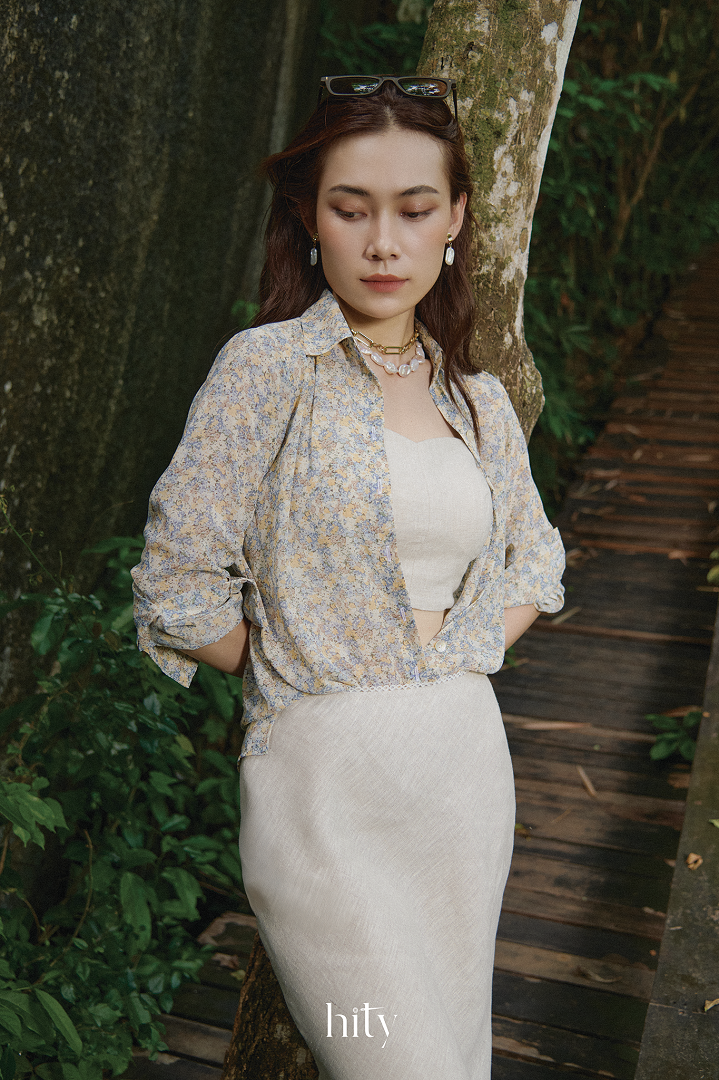 Áo Sơ Mi Hoa Lệ Mạn TOP171 thời trang thiết kế Hity