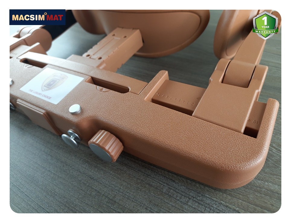 Gối tựa đầu ô tô cao cấp nhãn hiệu Macsim mã CHP02B màu nâu