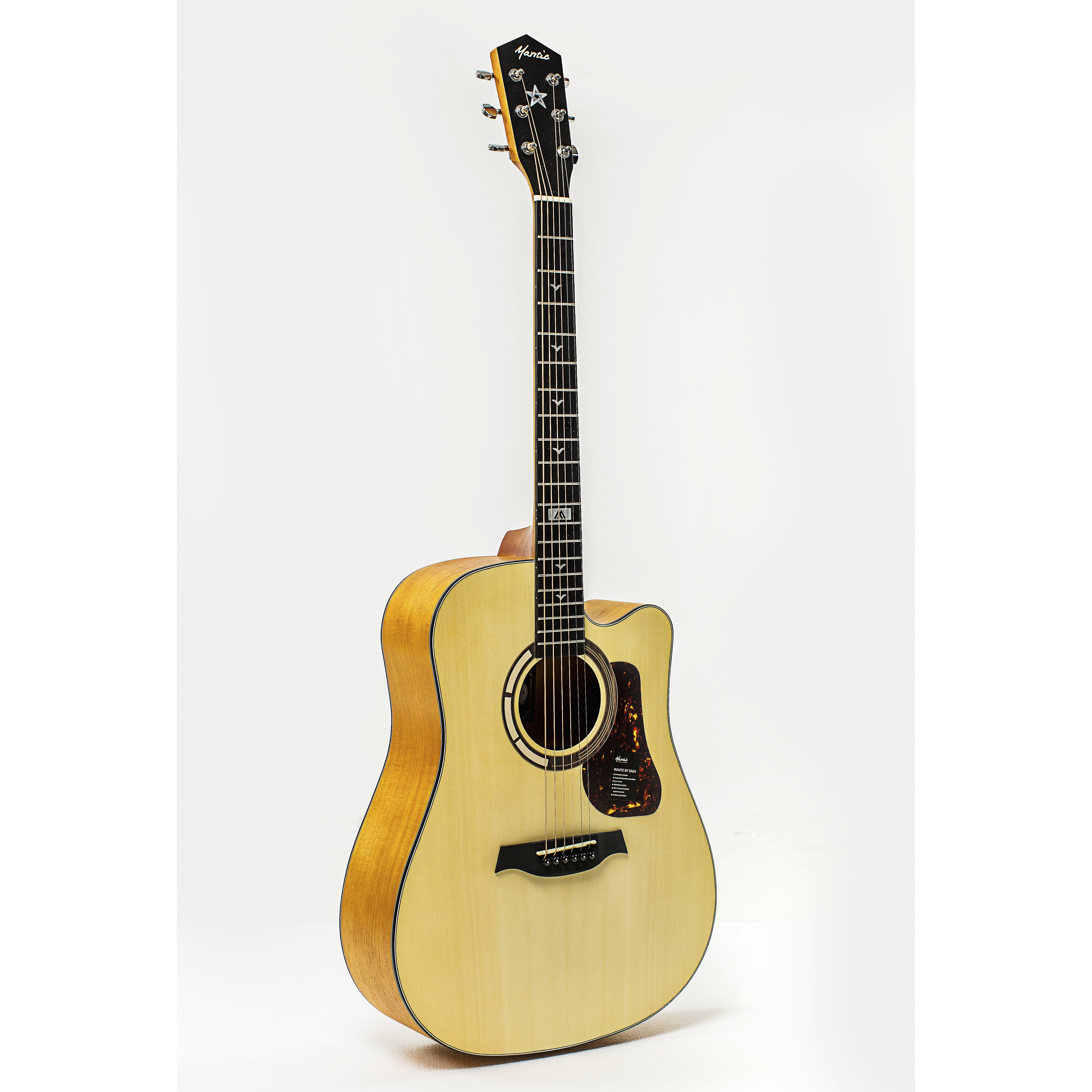 Đàn Guitar Acoustic GT-1DC Mầu Vàng Gỗ