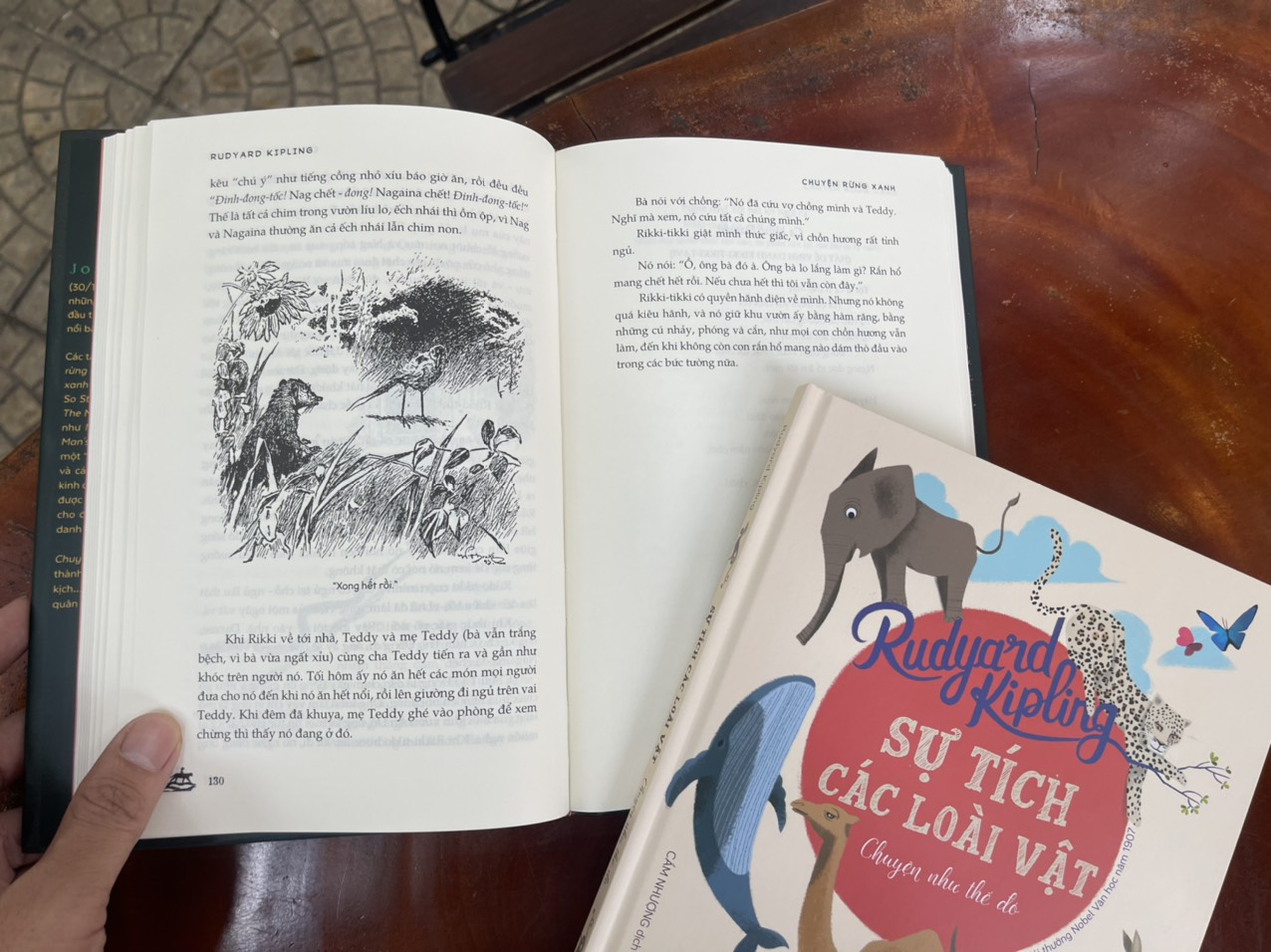CHUYỆN RỪNG XANH–SỰ TÍCH CÁC LOÀI VẬT–combo 2 cuốn sách Rudyard Kipling–Nobel văn chương 1907