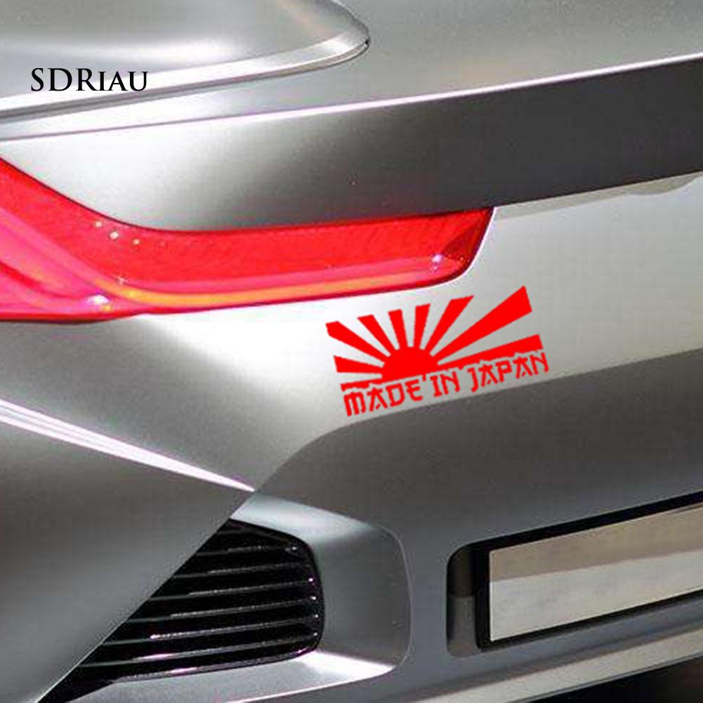 Sticker Chữ Made In Japan Dán Trang Trí Xe Hơi