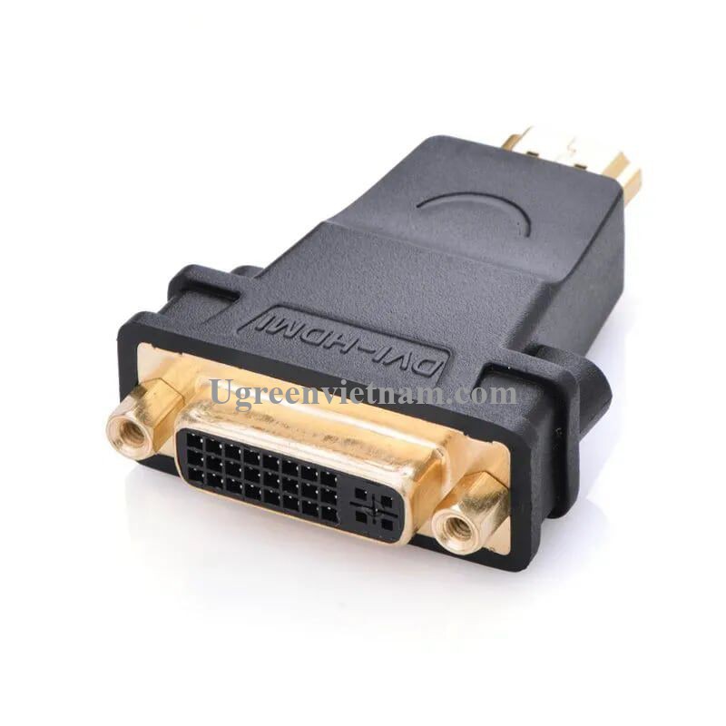 Đầu Chuyển Hdmi Dương Sang Dvi 245 Âm Ugreen 20123 - Hàng Chính Hãng