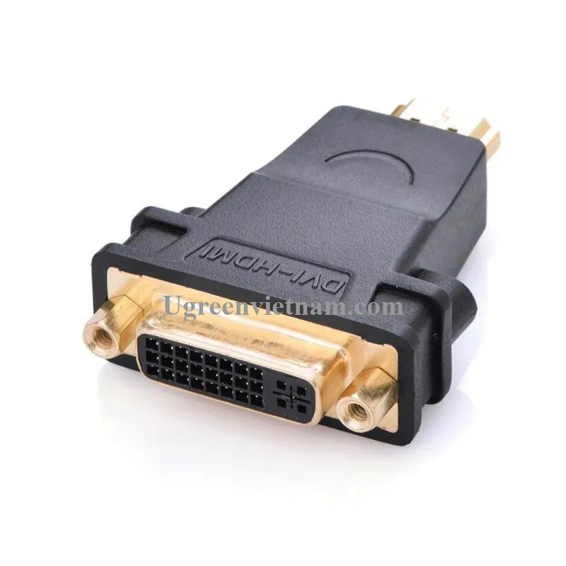 Đầu Chuyển HDMI (dương) Sang DVI 24+5 (âm) UGREEN 20123 - Hàng Chính Hãng