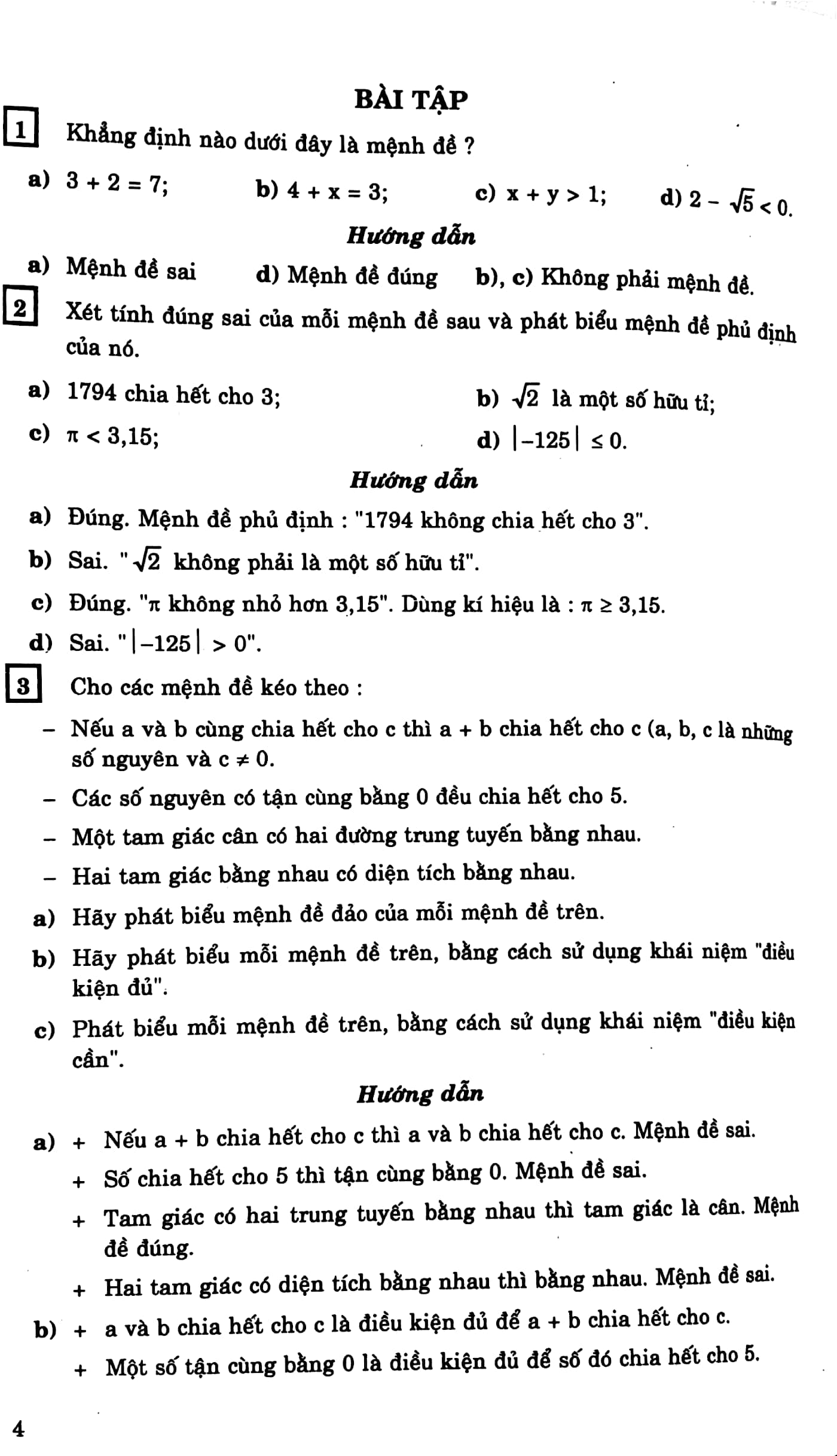 Giải Bài Tập Đại Số 10