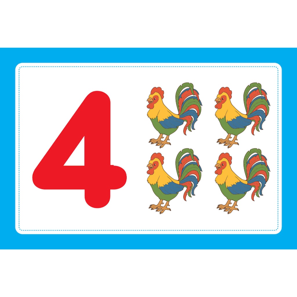 Bộ Thẻ Học Thông Minh Cho Bé - Flashcard Song Ngữ Việt - Anh- Bộ thẻ Số đếm - Numbers - Khổ 10x15cm - Trí Việt