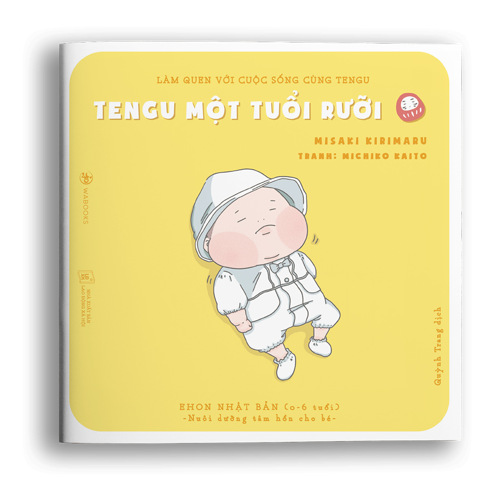 Combo 4 cuốn truyện tranh Ehon Nhật Bản - Làm quen với cuộc sống cùng Tengu (Mình sáu tháng tuổi, Mình một tuổi rồi đấy, Tengu một tuổi rưỡi, Xin chào tuổi lên hai) - Dành cho trẻ từ 0 - 2 tuổi