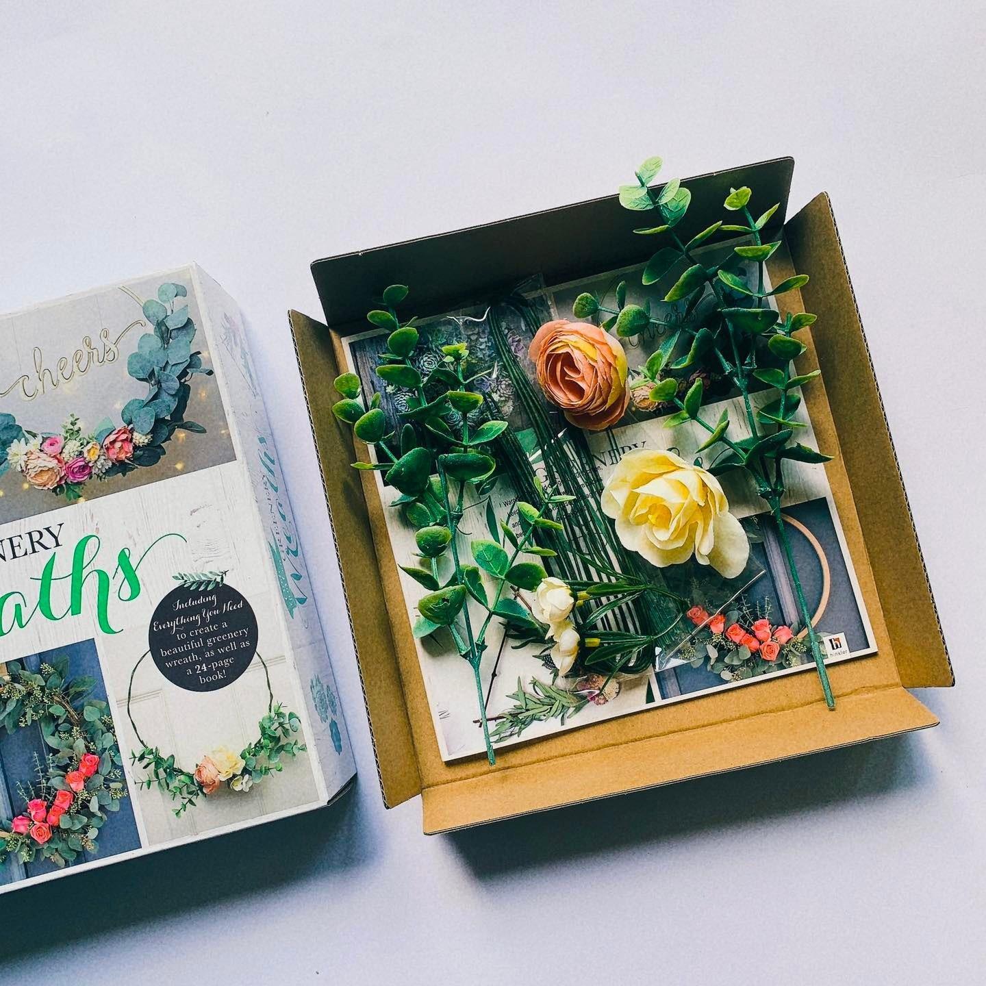 Create Your Own Greenery Wreath Kit Box Set