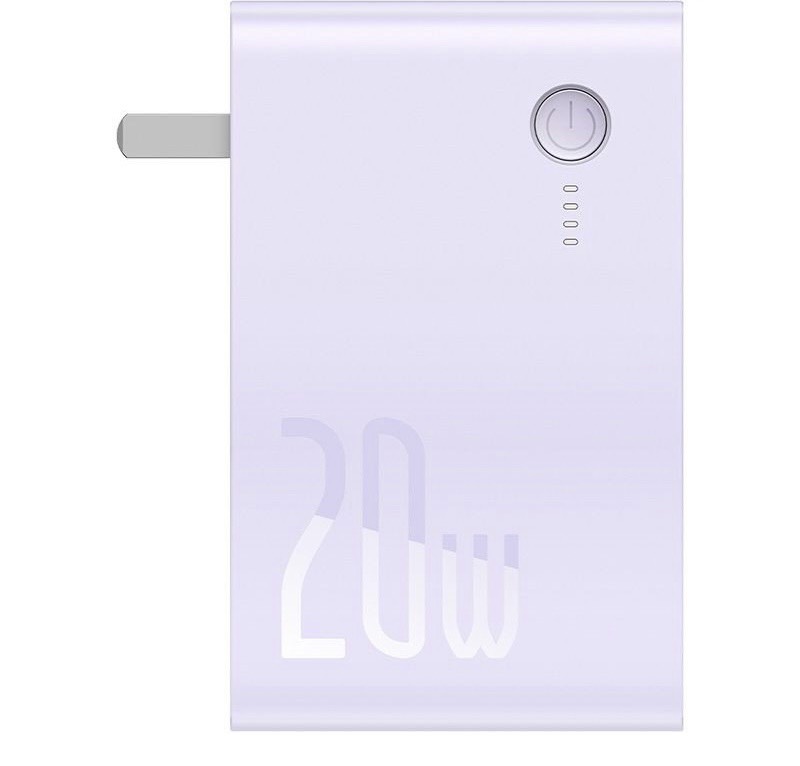 Củ sạc nhanh kiêm pin sạc dự phòng Baseus Power Station 2 Power Bank Adaptor 10000mAh 20W PD/QC3.0  hàng chính hãng