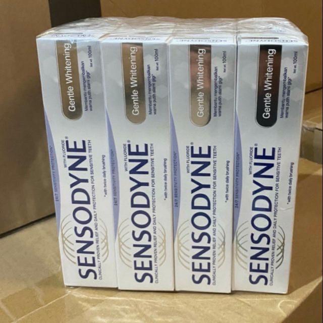 Combo tuýp 2 Kem đánh Răng Sensodyne 100g Thơm Mát Giảm Ê Buốt Bảo Vệ Toàn Diện