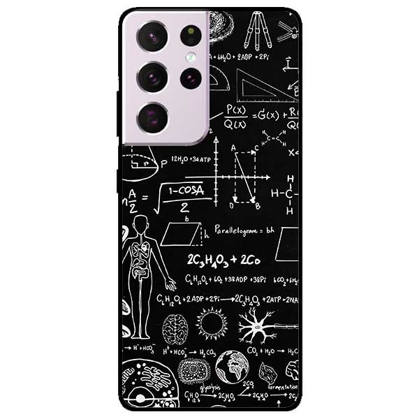 Ốp lưng dành cho Samsung Galaxy S21 Ultra mẫu Bảng Công Thức
