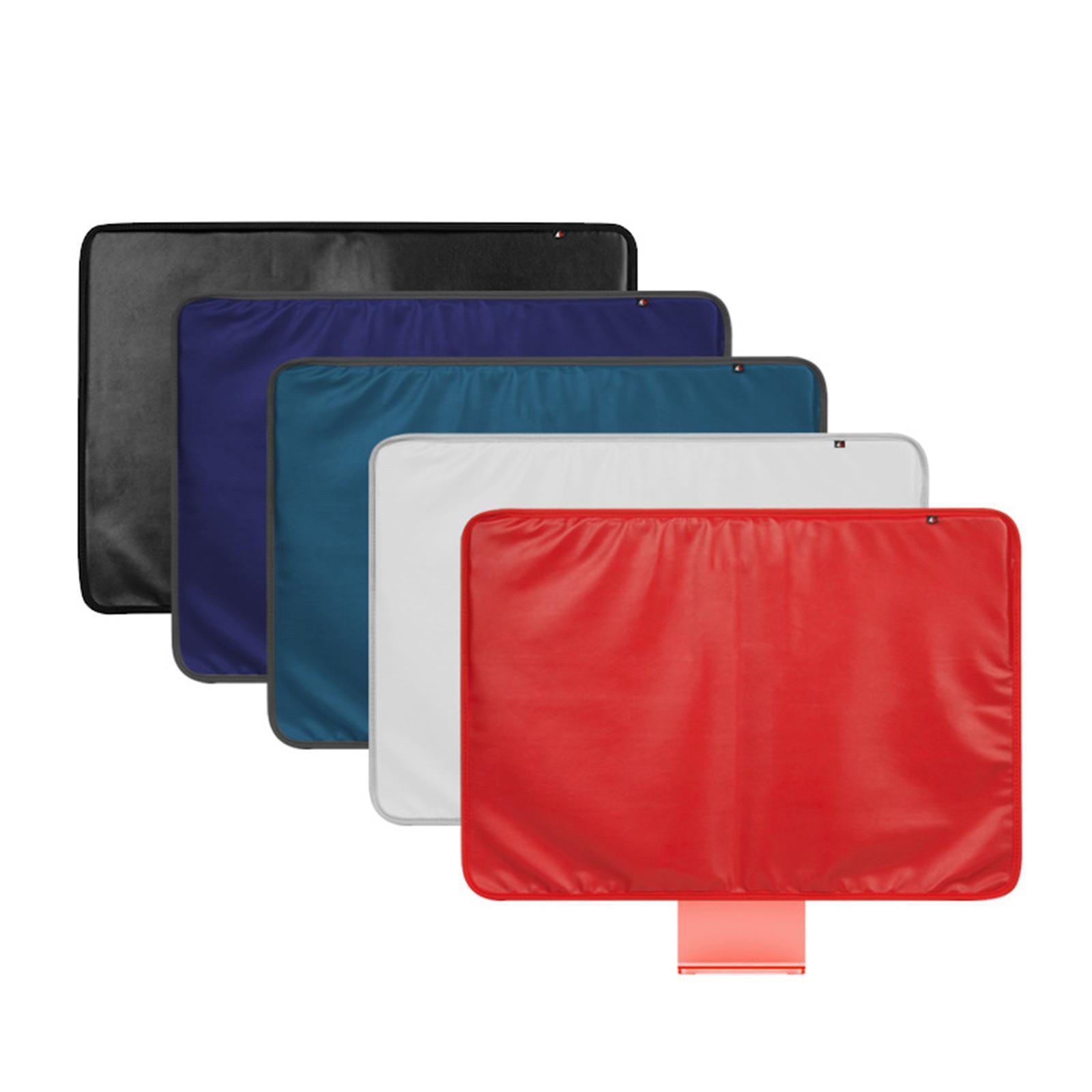 Monitor Dust Cover Case Protective Compatible Fit for PC Computer Red