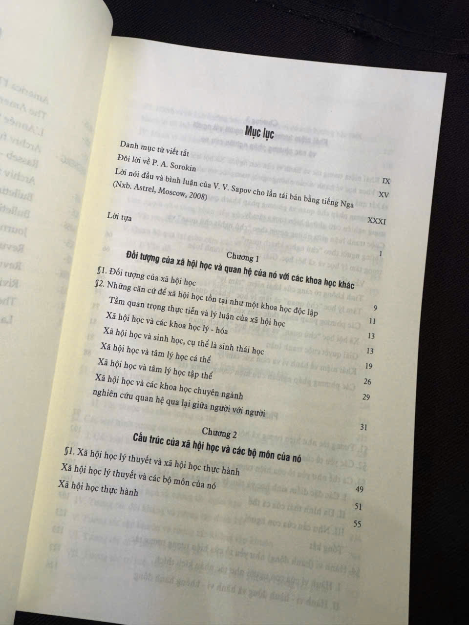HỆ THỐNG XÃ HỘI HỌC – Tập 1 Phép Phân Tích Xã Hội - Pitirim Sorokin – Đỗ Minh Hợp dịch – NXB Tri Thức