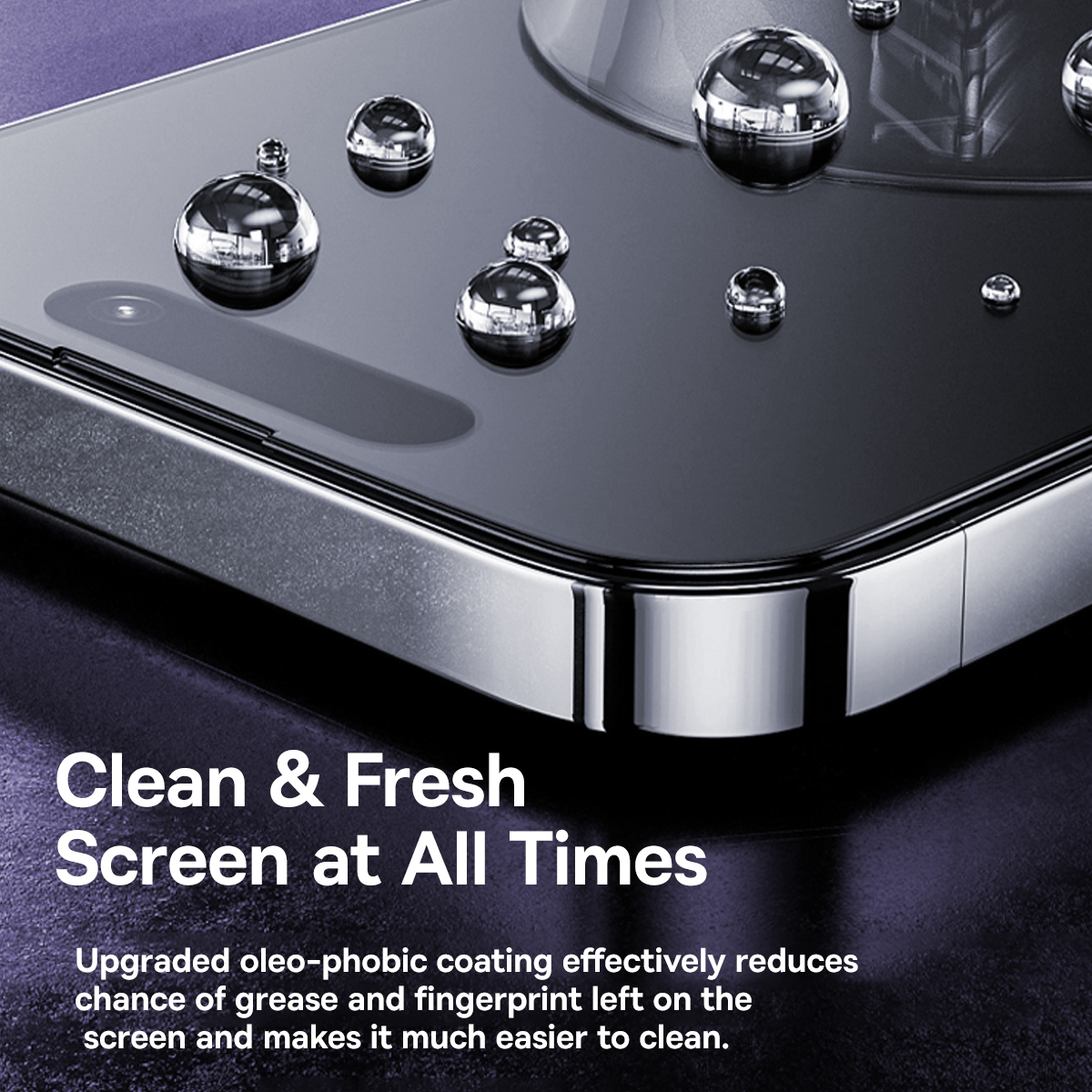 Kính Cường Lực Chống Nhìn Trộm Baseus Schott Series Full-Coverage Privacy Protection Tempered Glass Screen Protector with Built-in Dust Filter for iP 15 (Hàng chính hãng)